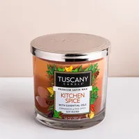 Empire Tuscany 'Kitchen Spice' 3-Wick Glass Jar Candle