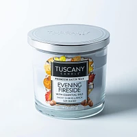 Empire Tuscany 'Evening Fireside' 3-Wick Glass Jar Candle