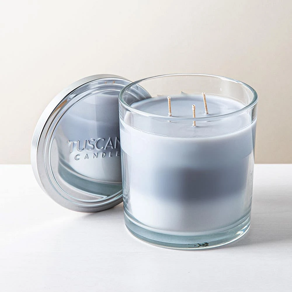 Empire Tuscany 'Evening Fireside' 3-Wick Glass Jar Candle