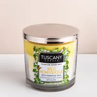 Empire Tuscany 'Wild Honeysuckle' 3-Wick Glass Jar Candle