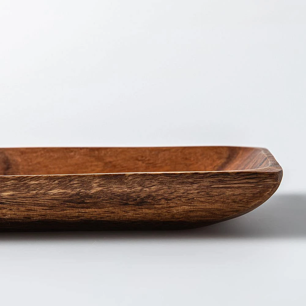 KSP Tala Acacia Wood Rectangular Serving Tray Large 26 x 17 x 4 cm