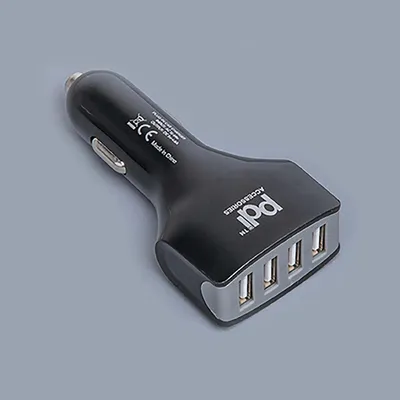 PDI Premium Car Charger USB with 4 Slots (Asstd.)