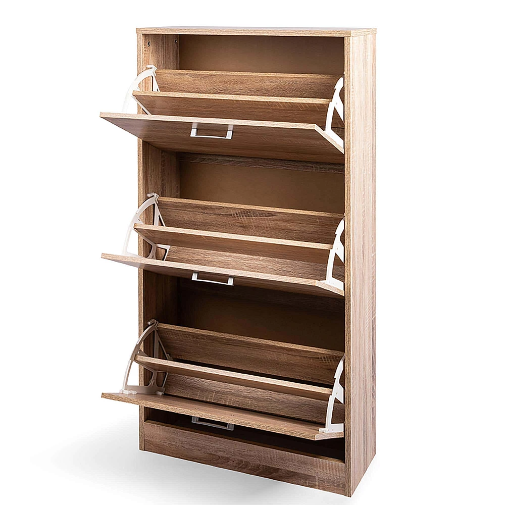 KSP Toby Shoe Cabinet 3-Drawer (Natural)