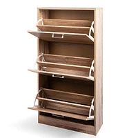 KSP Toby Shoe Cabinet 3-Drawer (Natural)