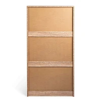 KSP Toby Shoe Cabinet 3-Drawer (Natural)