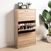 KSP Toby Shoe Cabinet 3-Drawer (Natural)