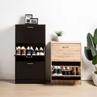 KSP Toby Shoe Cabinet 3-Drawer (Natural)