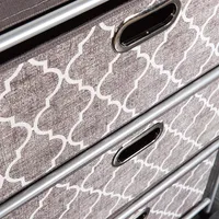 KSP Rollstor -Drawer Fabric Storage Cart (Grey) x x cm