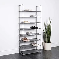 KSP Plateau Fabric Shoe Rack 8-Level (Grey)