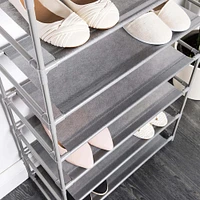 KSP Plateau Fabric Shoe Rack 8-Level (Grey)