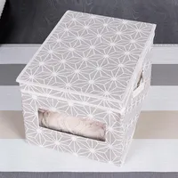 KSP Axis Storage Box with Window (Taupe) 30 x 39.5 x 25 cm