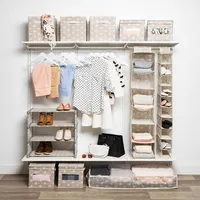 KSP Axis Storage Box with Window (Taupe) 30 x 39.5 x 25 cm