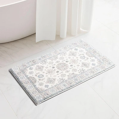 Harman Cilantro 'Alabaster' Memory Foam Bath Mat (Light Grey)