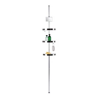 KSP Aluminum 'Clara' Tension Bathtub Corner Shelf