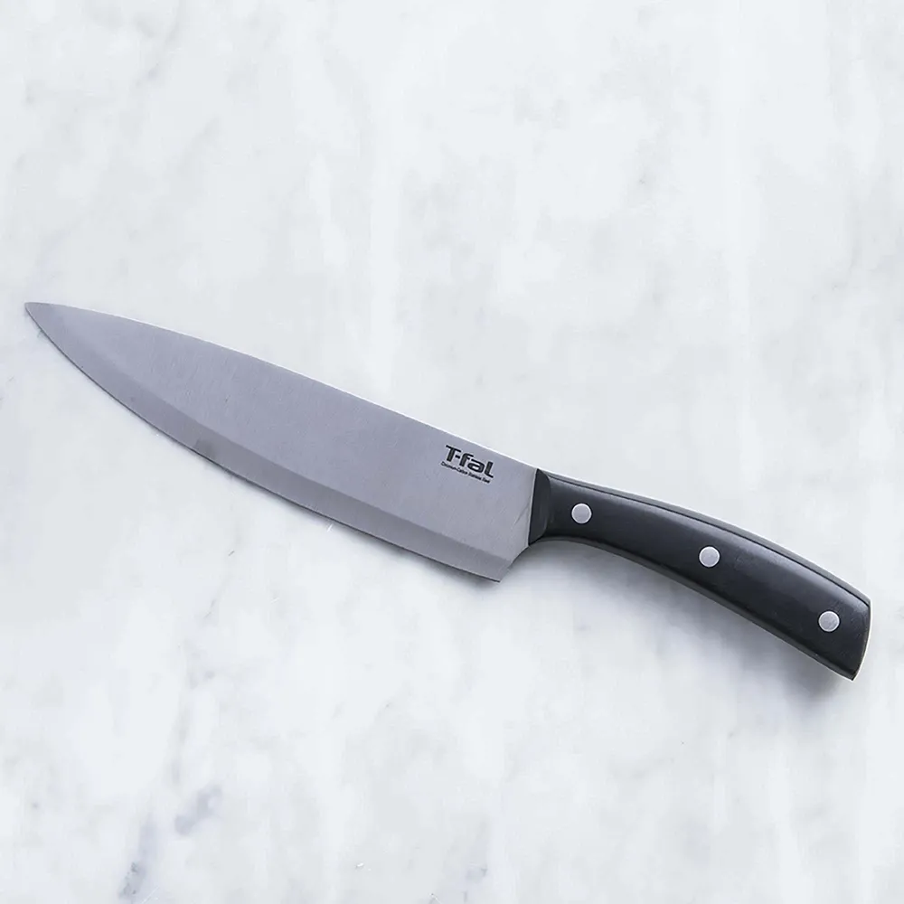 T-Fal Millenium 8" Chef Knife (Black/Stainless Steel)