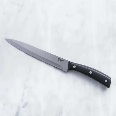 T-Fal Millenium 8" Slicing Knife (Black/Stainless Steel)