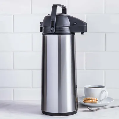 KSP Hilton Insulated Thermal Pump Carafe (Black/Stainless Steel)