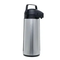 KSP Hilton Insulated Thermal Pump Carafe (Black/Stainless Steel)