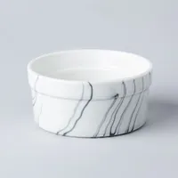 KSP Marble Porcelain Ramekin - Set of 4 (White/Grey)