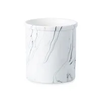 KSP Marble Porcelain Utensil Jar Jumbo (White/Grey) 17 cm dia. x 18 cm