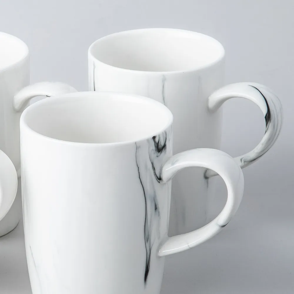 KSP Marble Porcelain Mug (White/Grey)