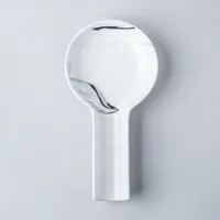 KSP Marble Porcelain Flat Spoon Rest (White/Grey) 24 x 12.5 x 3 cm