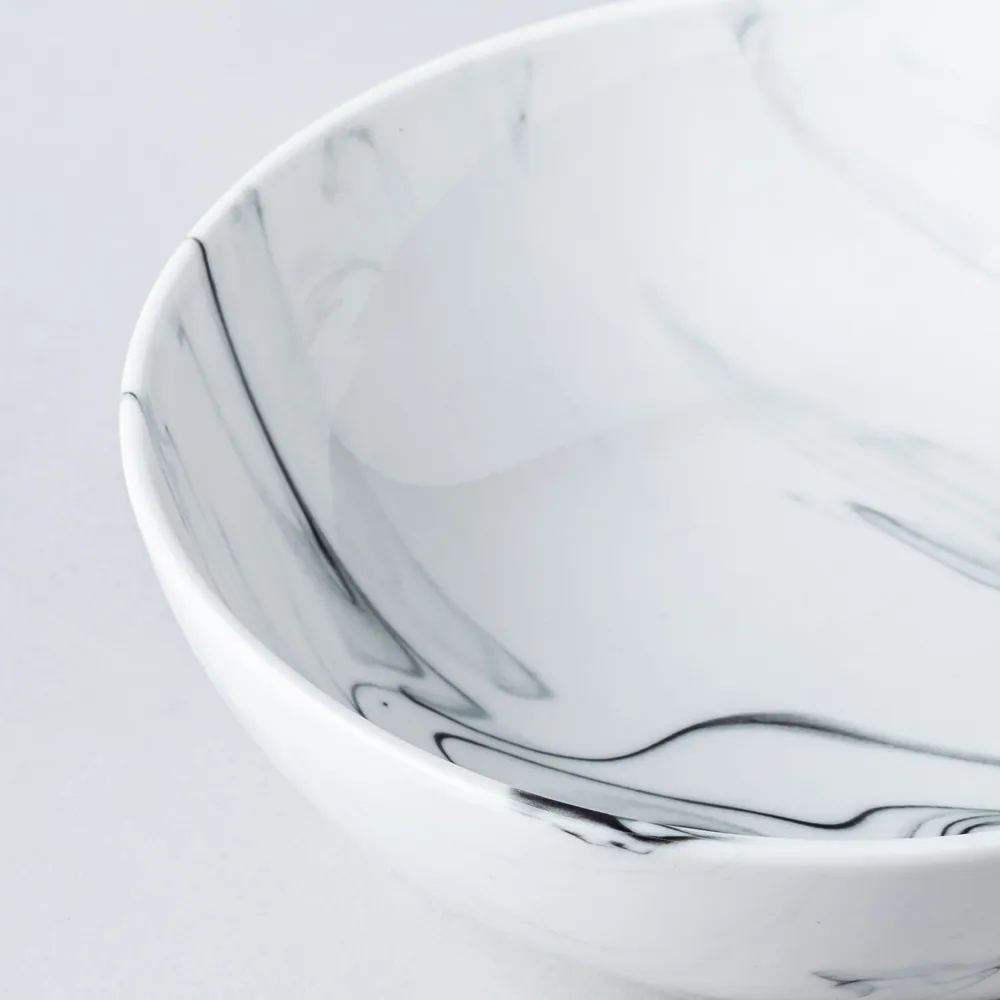 KSP Marble Porcelain Bowl (White/Grey)