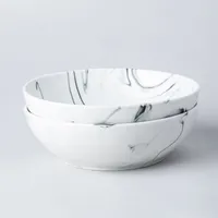 KSP Marble Porcelain Bowl (White/Grey)