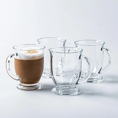 KSP Macchiato Glass Coffee Mug - Set of 4