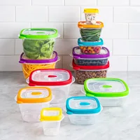 KSP Fresh Seal Storage Container Combo - Set of 24 (Multi Colour)