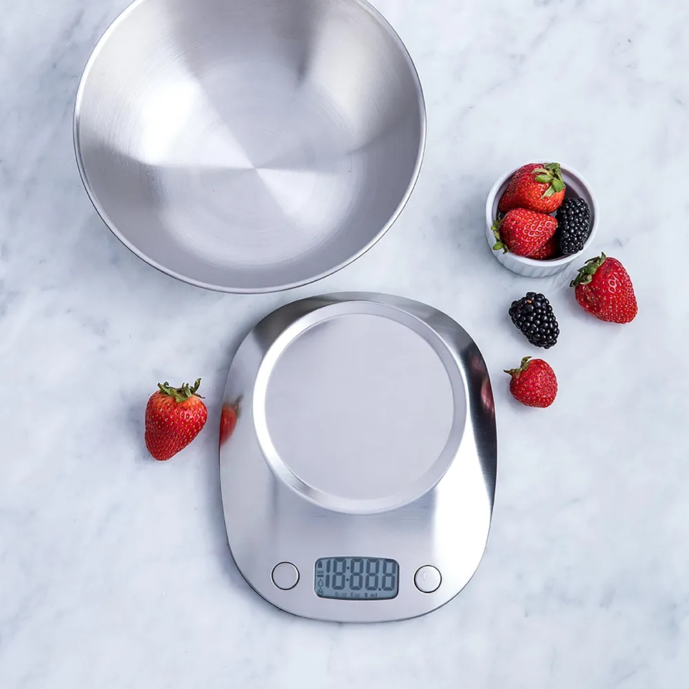 KSP Bakers Glass Digital Kitchen Scale (White)