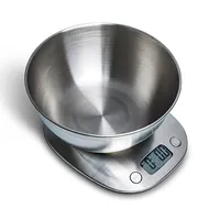 KSP Bake Pro Digital Kitchen Scale with Bowl (Stainless Steel)