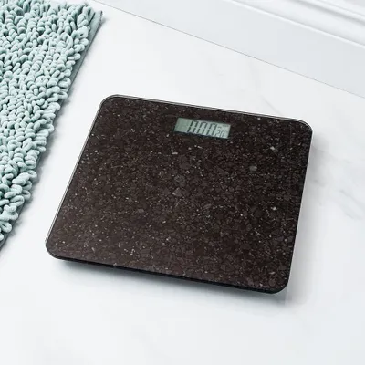 KSP Verra Glass 'Granite' Digital Bathroom Scale (Black)