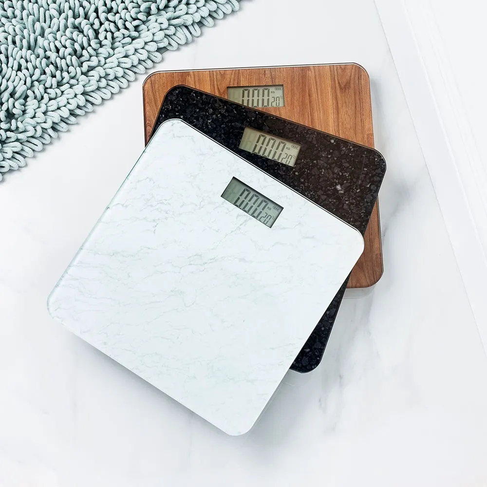 KSP Verra Glass 'Granite' Digital Bathroom Scale (Black)