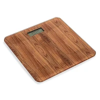 KSP Verra Glass 'Wood Grain' Digital Bathroom Scale (Natural)