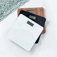 KSP Verra Glass 'Wood Grain' Digital Bathroom Scale (Natural)