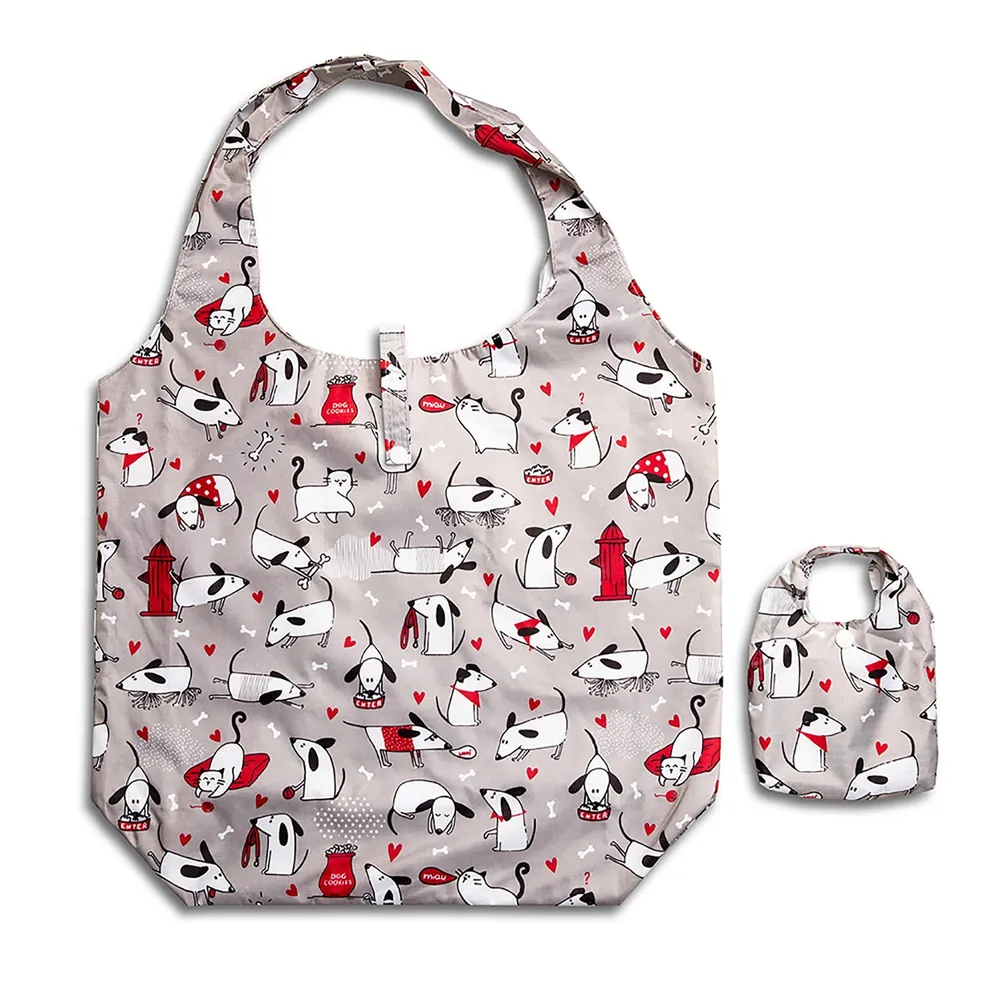 KSP Carry 'Dog & Cat' Shopping Bag (Grey)