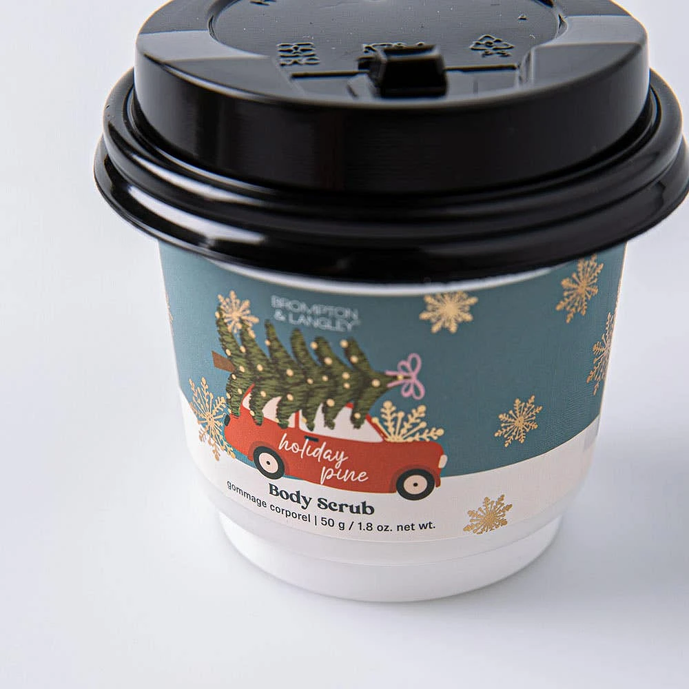 Upper Canada Christmas 'Coffee Cup' Body Scrub - Set of 4