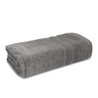 Moda At Home Turkish Allure Cotton Bath Sheet (Dark Grey)