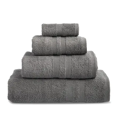 Moda At Home Turkish Allure Cotton Bath Sheet (Dark Grey)
