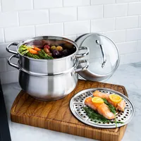 KSP Pro-Form Steamer Pot - Set of 4 (Stainless Steel)