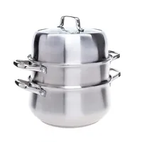 KSP Pro-Form Steamer Pot - Set of 4 (Stainless Steel)