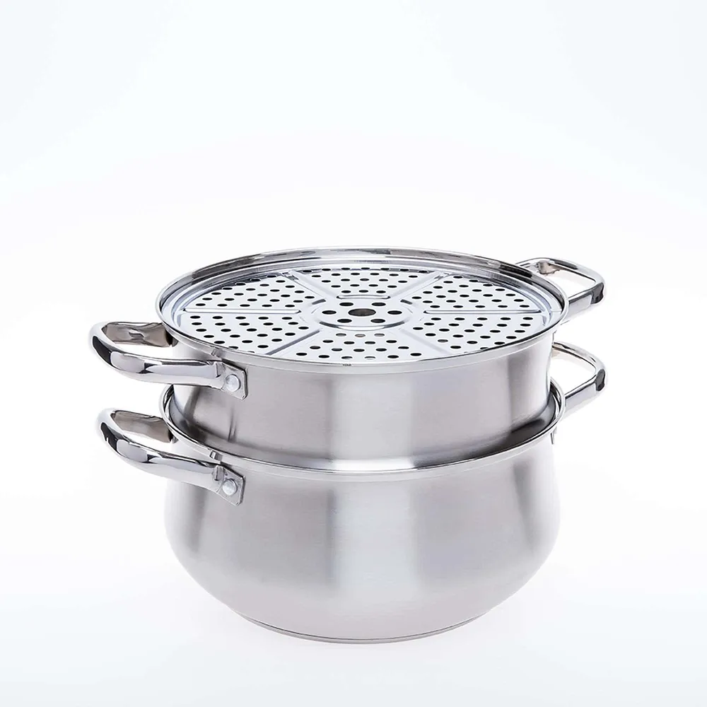 KSP Pro-Form Steamer Pot - Set of 4 (Stainless Steel)