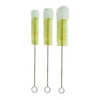 Casabella Power Soft Tip Bottle Brush - Set of 3 (White)