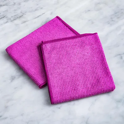 Casabella Microfiber All-Purpose Cloth - Set of 2 (Pink)