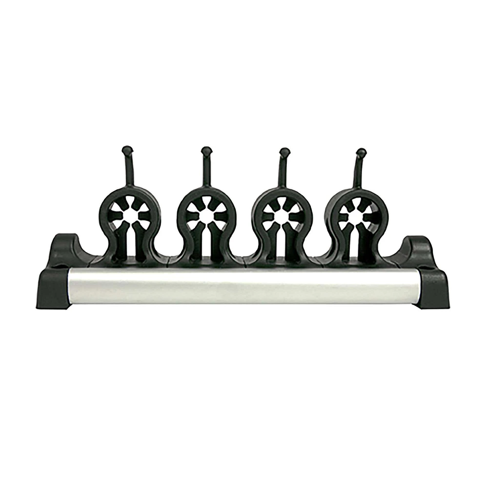 Casabella Grook '4-Hook' Utility Tool Holder (Black)