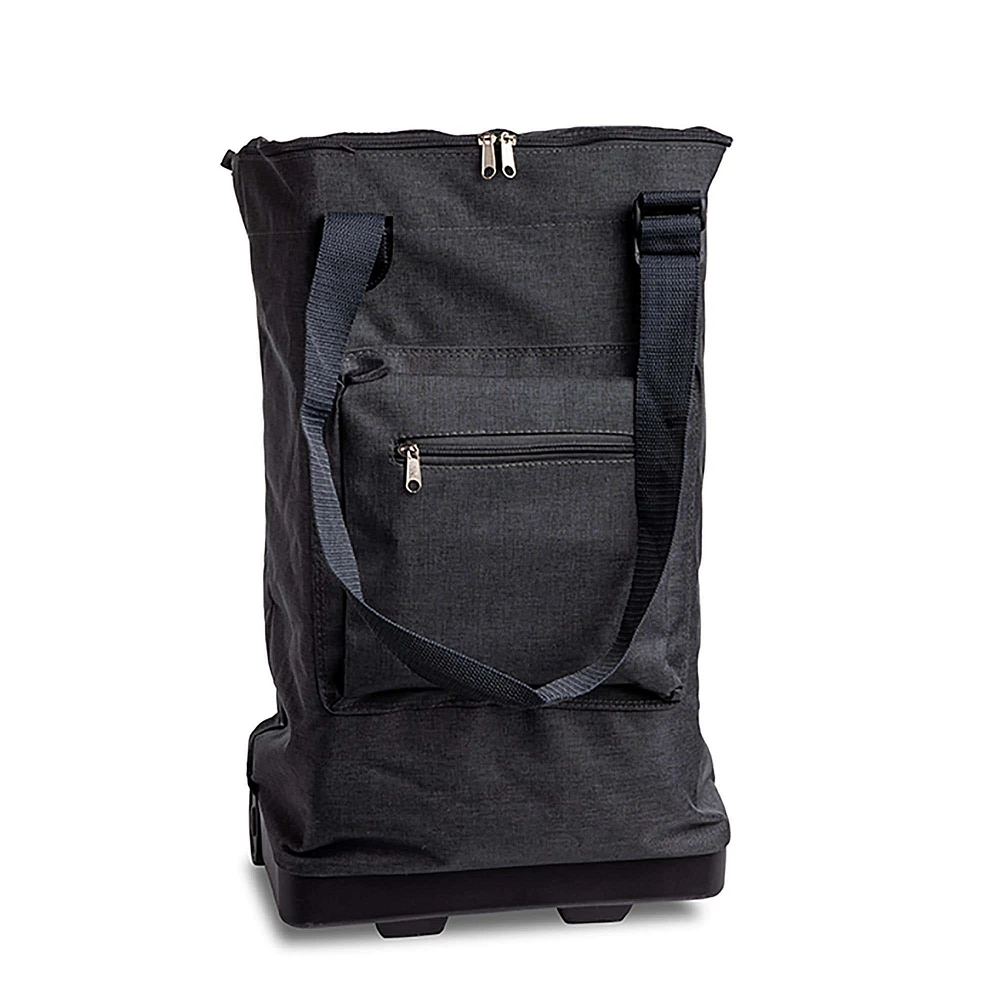 KSP Stuff Foldable Shopping Trolley (Dark Grey)