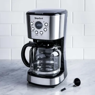 Starfrit Breakfast Collection Programmable 12- Cup Coffee Maker