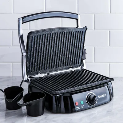 The Rock Ribbed Panini Grill (Black)