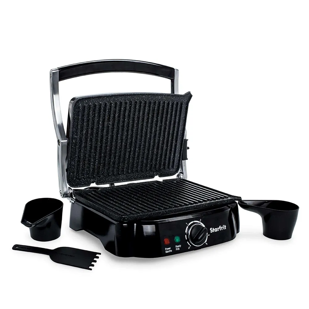 The Rock Ribbed Panini Grill (Black)